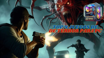 TOP 4 JUEGOS DE TERROR DE POCOS REQUISITOS PARA PC 2024