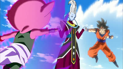 Dragon Ball Super (Jap-Sub Esp) 42 - ¡Una celebracion enturbiada! ¿Por fin combten? Goku contra Monaka .