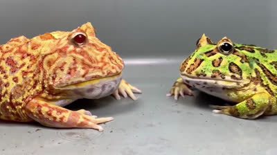 南瓜角蛙：腦瓜子嗡嗡的吧？ #角蛙 #牛蛙   南瓜角蛙：腦瓜子嗡嗡的吧？ #角蛙 #牛蛙